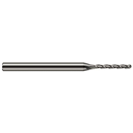 Harvey Tool Miniature End Mill-Ball-Long Reach, Stub Flute 0.1875" (3/16) Cutter DIA x 0.2810" (9/32) L of Cut 861478
